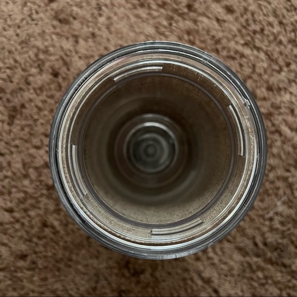 Starbucks burlap sparkly fall autumn tumbler w/flip top lid 16 oz 2013 - Picture 5 of 6